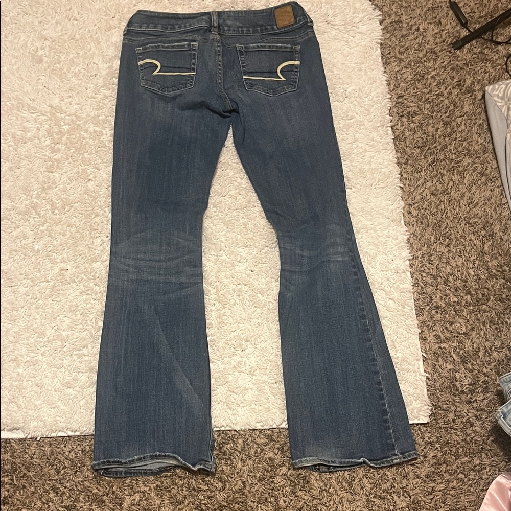 American Eagle Outfitters Dark Blue Boot Cut Jeans
